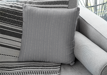 Abstract Soft Hues Gray Beige Throw Pillow