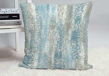 Abstract Soft Hues Gray Teal Throw Pillow